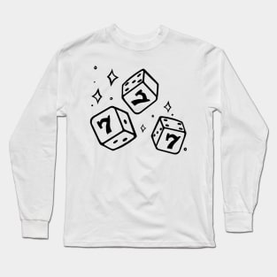 777 angel number sticker Long Sleeve T-Shirt